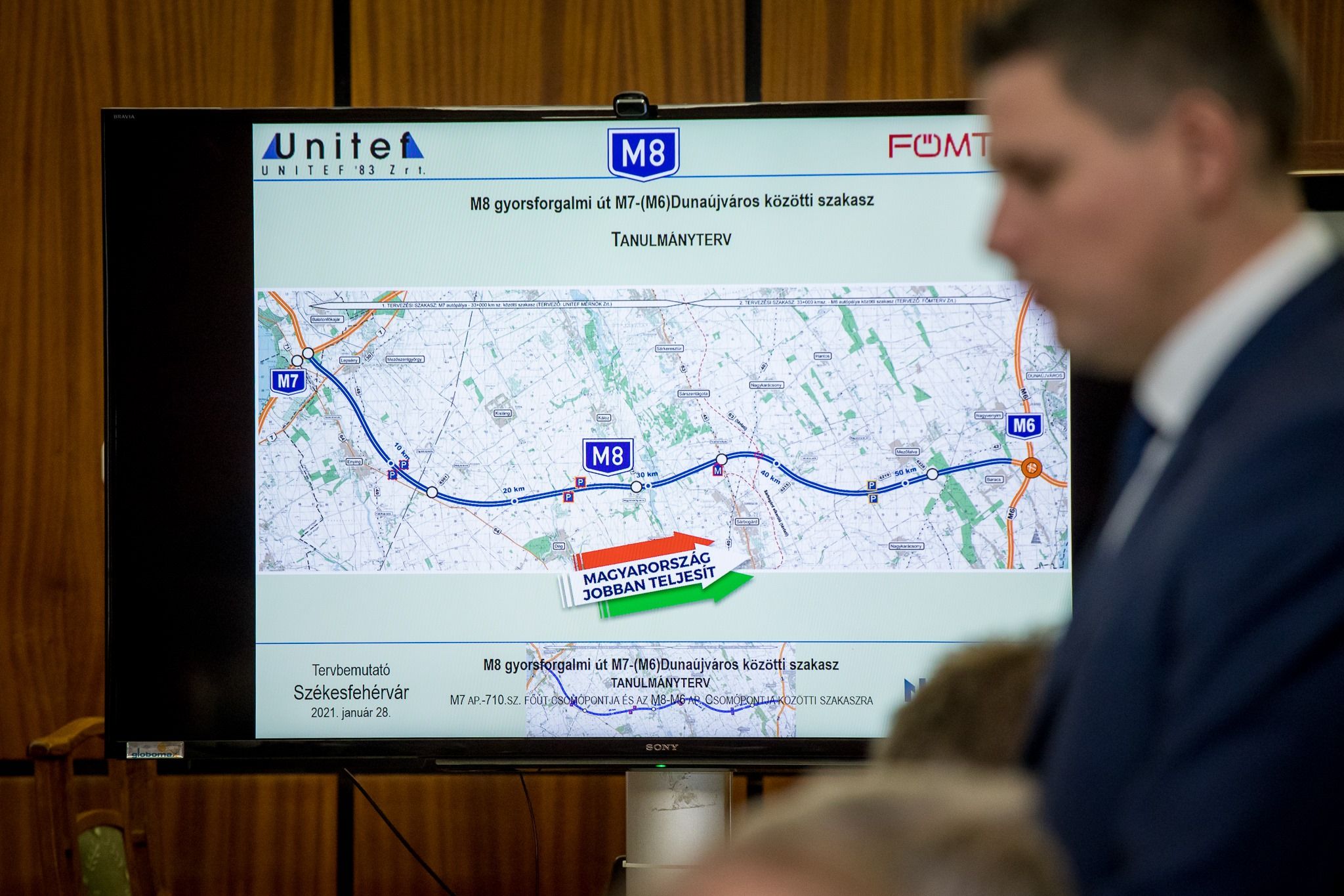 Elkészült a tanulmányterv az M8 gyorsforgalmi út Fejér megyei szakaszára